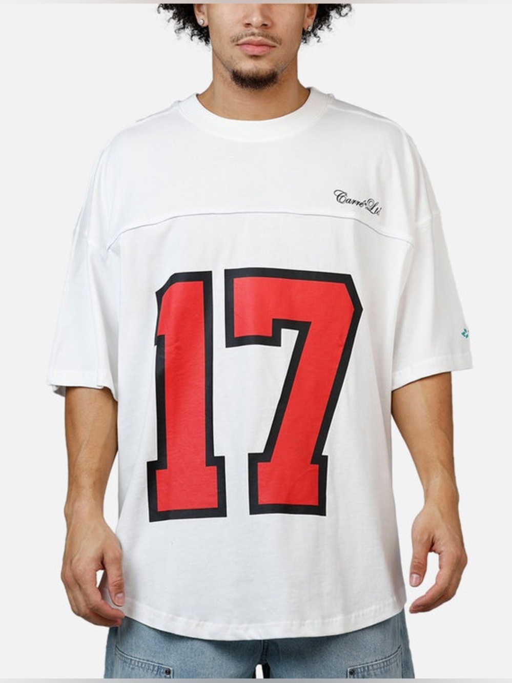 Carre Mens White HITTA GRID IRON T-SHIRT Red Font Size Small 17 89 Culture Kings
